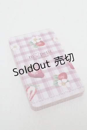 画像: m petit by misako / コンパクトミラー&コーム  ピンク S-26-02-05-003-LO-ZA-AS-ZS