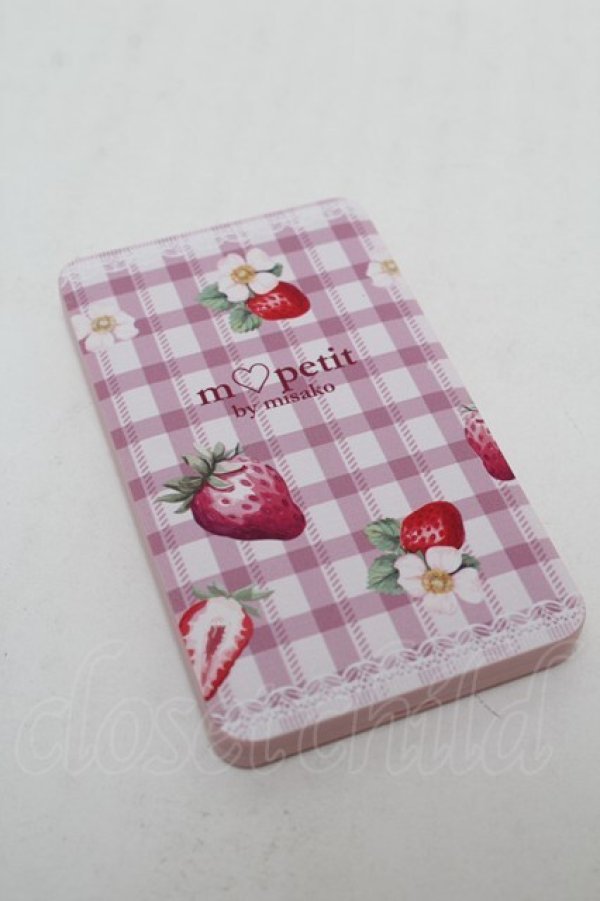 画像1: m petit by misako / コンパクトミラー&コーム  ピンク S-26-02-05-003-LO-ZA-AS-ZS (1)