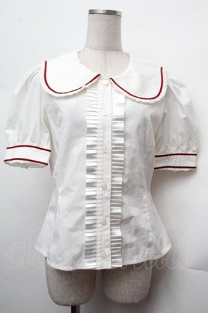 画像: ALICE and the PIRATES / ラブヴォヤージュブラウス  白 S-26-02-05-025-PA-BL-AS-ZS