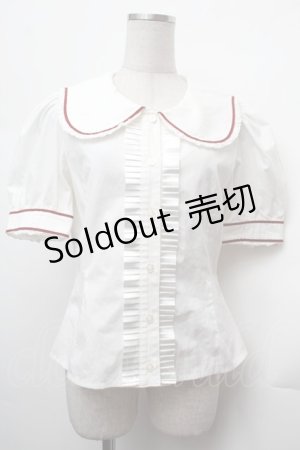 画像: ALICE and the PIRATES / ラブヴォヤージュブラウス  白 S-26-02-05-025-PA-BL-AS-ZS