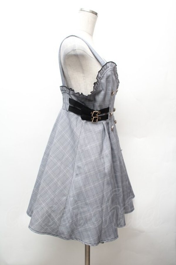 画像2: Rojita / サイドベルトジャンスカ  グレー S-26-02-06-035-LO-OP-HR-ZS (2)