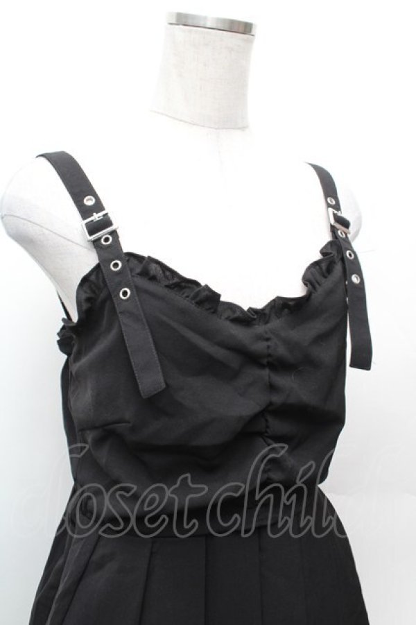 画像4: Jamie エーエヌケー / プリーツキャミワンピース  黒 S-26-02-06-036-LO-TO-HR-ZS (4)