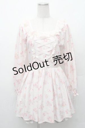 画像: LIZ LISA / キャットチェリーワンピース 0 ピンク S-26-02-06-045-LO-OP-HR-ZS