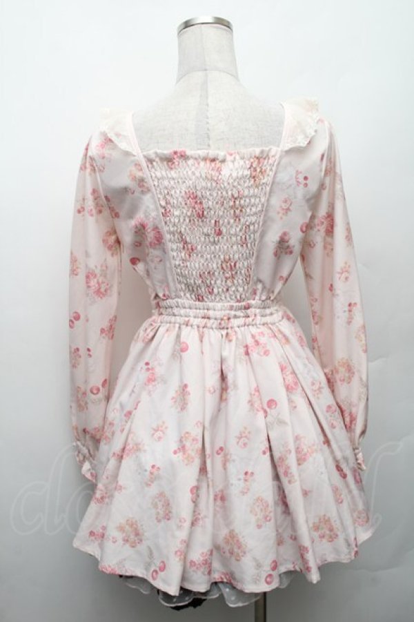 画像2: LIZ LISA / キャットチェリーワンピース 0 ピンク S-26-02-06-045-LO-OP-HR-ZS (2)