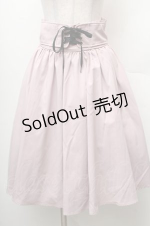 画像: Ank Rouge / レースアップスカート  ピンク S-26-02-06-046-CA-PA-HR-ZS
