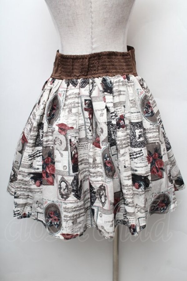 画像2: axes femme / アンティークptスカート  白 S-26-02-06-048-AX-SK-HR-ZS (2)