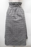 画像1: LOLITA / タータンチェックロングスカート  グレー S-26-02-06-051-LO-SK-HR-ZS (1)