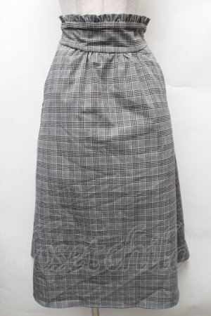 画像: LOLITA / タータンチェックロングスカート  グレー S-26-02-06-051-LO-SK-HR-ZS