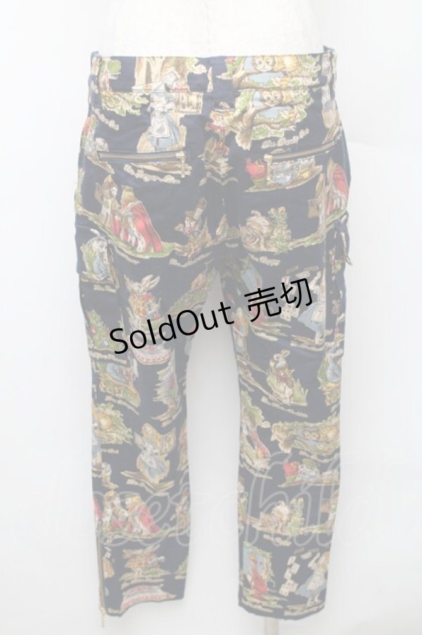 画像2: Jane Marple / Queen Aliceトラックパンツ  紺 S-26-02-06-058-JM-PA-AS-ZS (2)