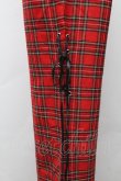 画像3: PEACE NOW / タータンチェックパンツ  赤 S-26-02-06-060-PU-PA-HR-ZS (3)