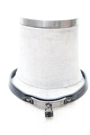 画像: EATME / ロックレザーチョーカー  黒 S-26-02-06-008-LO-ZA-HR-ZS