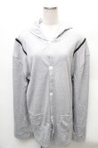 画像1: NieR Clothing / フード付カーディガン  グレー S-26-02-06-026-PU-TO-HR-ZS (1)