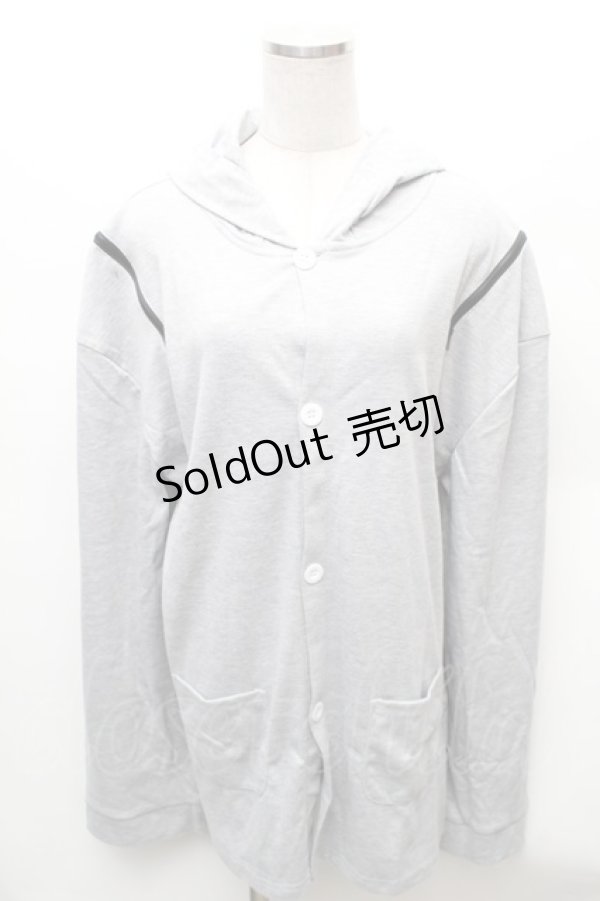 画像1: NieR Clothing / フード付カーディガン  グレー S-26-02-06-026-PU-TO-HR-ZS (1)