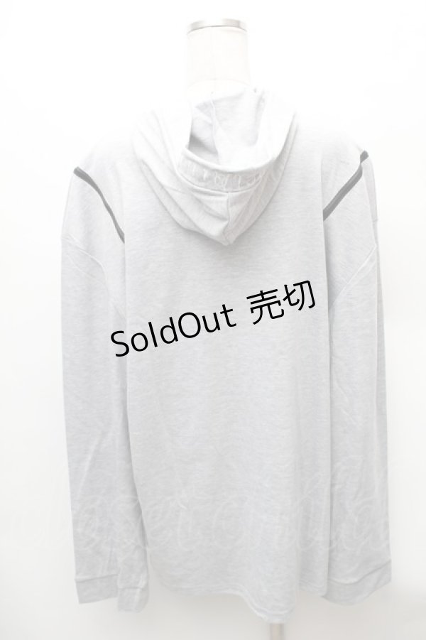 画像2: NieR Clothing / フード付カーディガン  グレー S-26-02-06-026-PU-TO-HR-ZS (2)