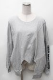 画像1: NieR Clothing / 変形カットソー  グレー S-26-02-06-027-PU-TO-HR-ZS (1)