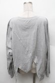 画像2: NieR Clothing / 変形カットソー  グレー S-26-02-06-027-PU-TO-HR-ZS (2)