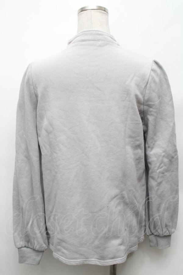 画像2: EAT ME / FRONTジップグラフィックトップス  グレー S-26-02-06-028-LO-TS-HR-ZS (2)
