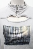 画像3: EAT ME / FRONTジップグラフィックトップス  グレー S-26-02-06-028-LO-TS-HR-ZS (3)