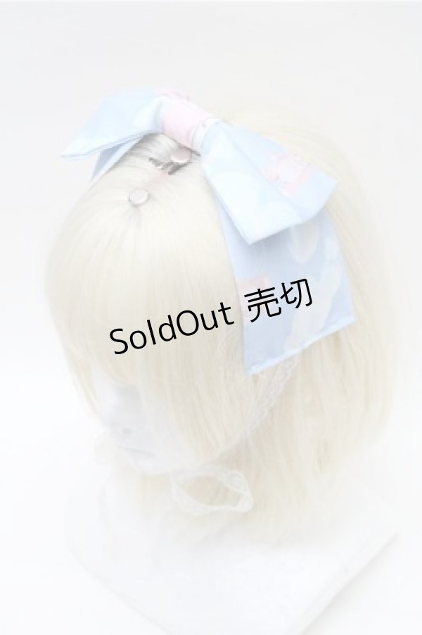 画像4: axes femme kawaii / ランドリー柄ジャンスカ  サックス S-26-02-08-040-AX-OP-HR-ZS (4)