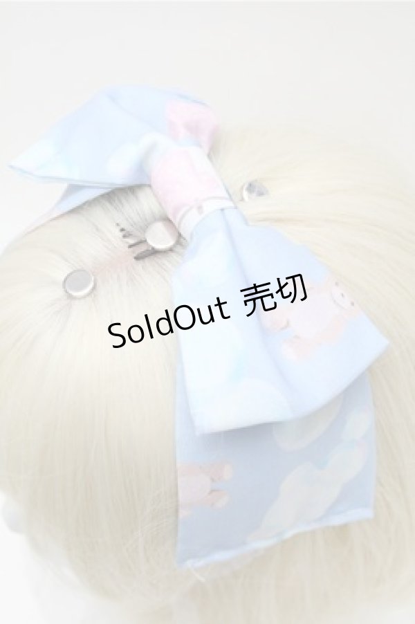 画像5: axes femme kawaii / ランドリー柄ジャンスカ  サックス S-26-02-08-040-AX-OP-HR-ZS (5)