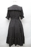 画像2: m petit by misako / 梨地水玉半袖ワンピース L 黒 S-26-02-08-045-LO-OP-HR-ZS (2)