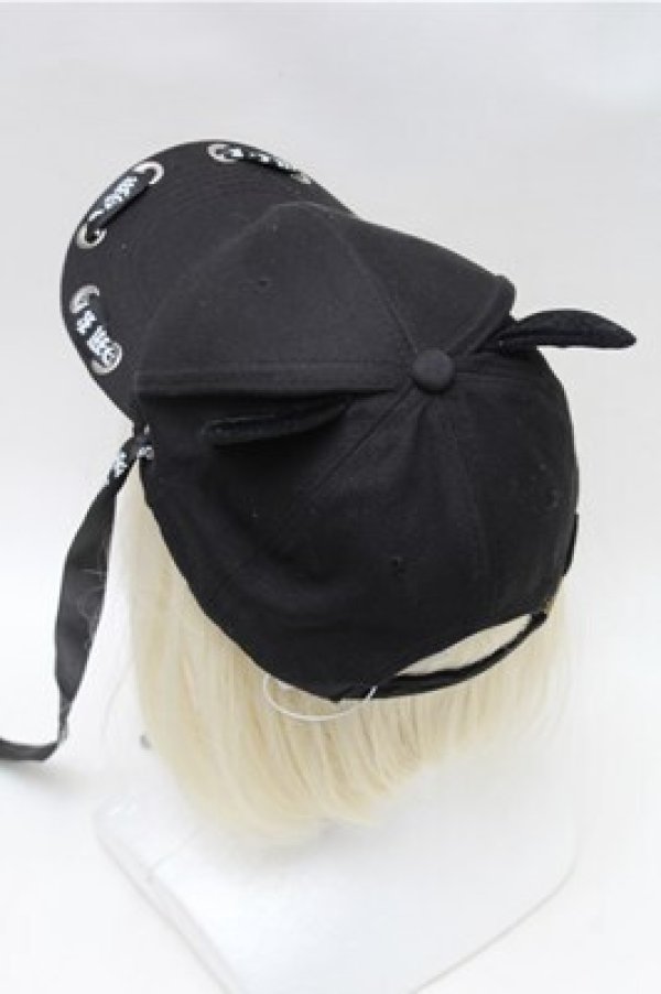 画像3: PUNK / 猫耳キャップ  黒 S-26-02-08-006-PU-AC-HR-ZS (3)