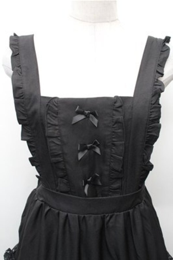 画像3: m petit by misako / TT*AOKマロンクリーム ジャンパースカート  黒 S-26-02-08-046-LO-OP-HR-ZS (3)