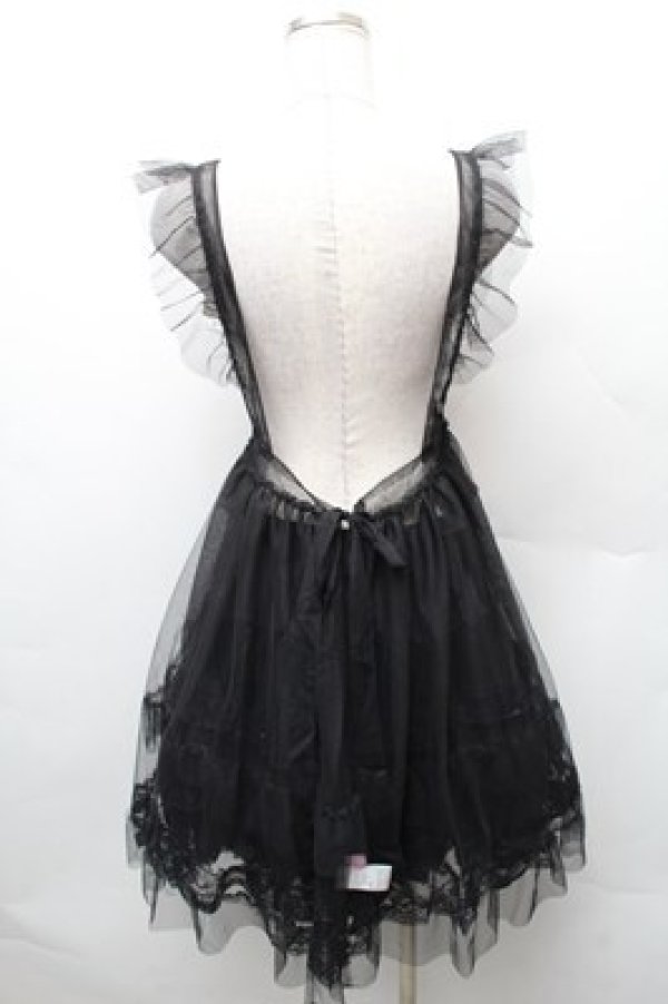 画像2: Virally / TT*HOSレースエプロン  黒 S-26-02-08-050-LO-OP-HR-ZS (2)