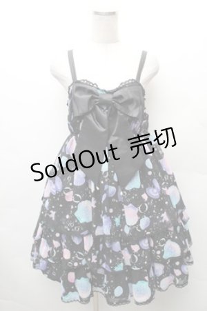 画像: Angelic Pretty / Dream Marineジャンパースカートセット  黒 S-26-02-08-053-AP-OP-HR-ZS