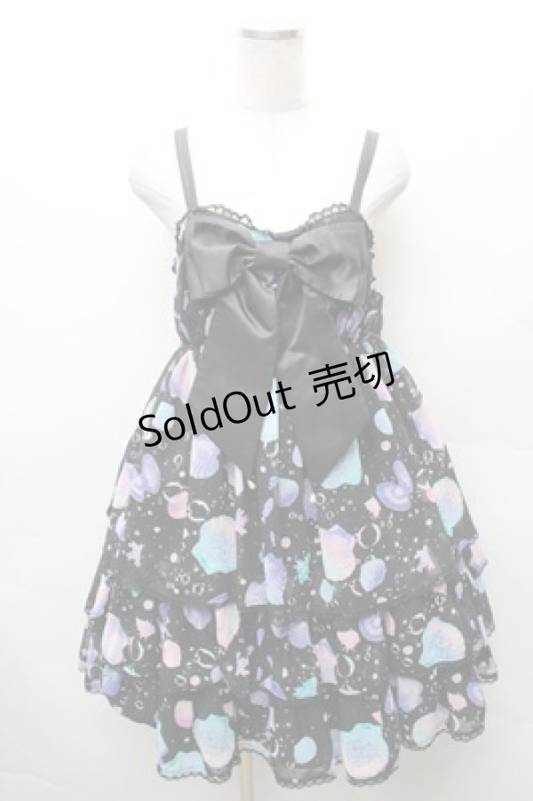 画像1: Angelic Pretty / Dream Marineジャンパースカートセット  黒 S-26-02-08-053-AP-OP-HR-ZS (1)