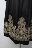 画像4: abilletage / nobleレースワンピース  黒ｘゴールド S-26-02-08-054-GO-OP-HR-ZS (4)