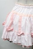 画像3: ALGONQUINS / ストライプリボンスカート  ピンク S-26-02-08-056-AL-SK-HR-ZS (3)
