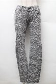 画像1: HELL CAT PUNKS / レオパード柄パンツ S 白 S-26-02-08-062-PU-PA-HR-ZS (1)
