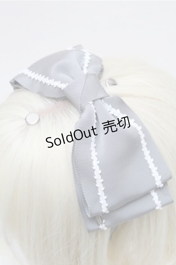 画像2: Angelic Pretty / Sophie Marineカチューシャ  グレー S-26-02-08-012-AP-AC-HR-ZS (2)