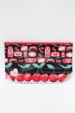 画像1: Angelic Pretty / Cherry Jam Labelポーチ  黒ｘ赤 S-26-02-08-002-AP-ZA-HR-ZS (1)