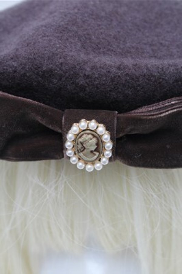 画像3: m petit by misako / カメオボンベレー  ブラウン S-26-02-08-014-LO-AC-HR-ZS (3)