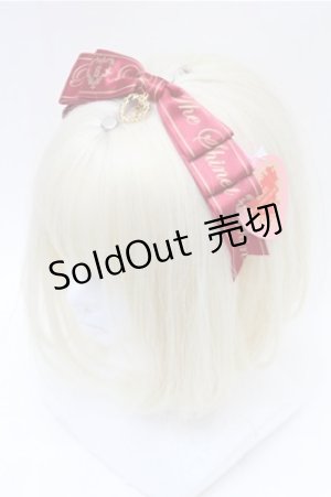 画像: BABY,THE STARS SHINE BRIGHT / BABYリボンリボンカチューシャ  エンジ S-26-02-08-018-BA-AC-HR-ZS