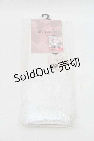 画像: m petit by misako / AM CS3ダンレース ソックス  白 S-26-02-08-023-LO-ZA-HR-ZS