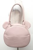画像2: axes femme kawaii / クマ型トートバッグ  ピンク S-26-02-08-029-AX-BG-HR-ZS (2)