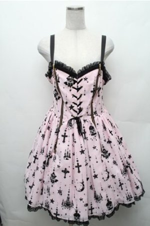 画像: Angelic Pretty / Holy Lanternジャンパースカート（2022年）  ピンク S-26-02-08-034-AP-OP-HR-ZS