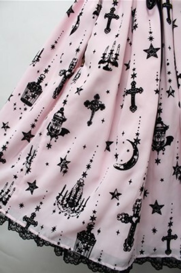 画像4: Angelic Pretty / Holy Lanternジャンパースカート（2022年）  ピンク S-26-02-08-034-AP-OP-HR-ZS (4)