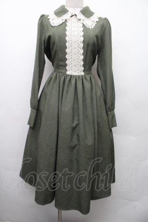 画像: Innocent World / セシルワンピース M グリーン S-26-02-09-035-IW-OP-HR-ZS