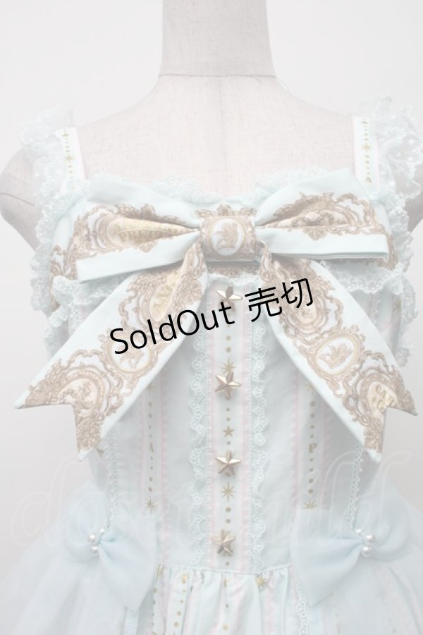 画像4: Angelic Pretty / Day Dream Carnivalティアードジャンパースカート  サックス S-26-02-09-040-AP-OP-AS-ZS (4)