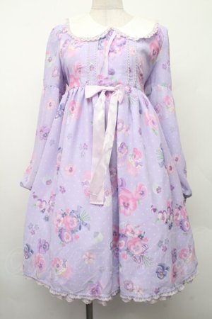 画像: Angelic Pretty / Sweetie Violetワンピース  ラベンダー S-26-02-09-051-AP-OP-AS-ZS