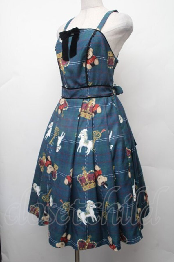 画像3: axes femme kawaii / ロンドントイズジャンスカ M グリーン S-26-02-09-054-AX-OP-AS-ZS (3)