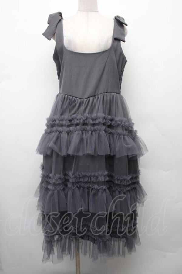 画像1: FLC / 皆方由衣コラボワンピース LL グレー S-26-02-09-057-LO-OP-AS-ZS (1)