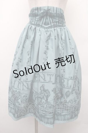 画像: Innocent World / 女王と天使の物語スカート  ブルー S-26-02-09-058-IW-SK-HR-ZS