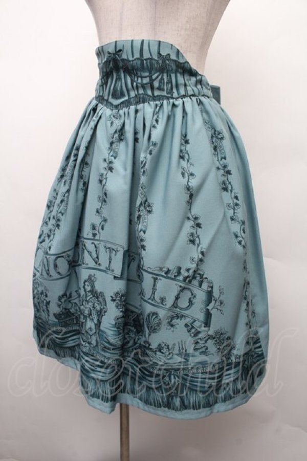 画像3: Innocent World / 女王と天使の物語スカート  ブルー S-26-02-09-058-IW-SK-HR-ZS (3)
