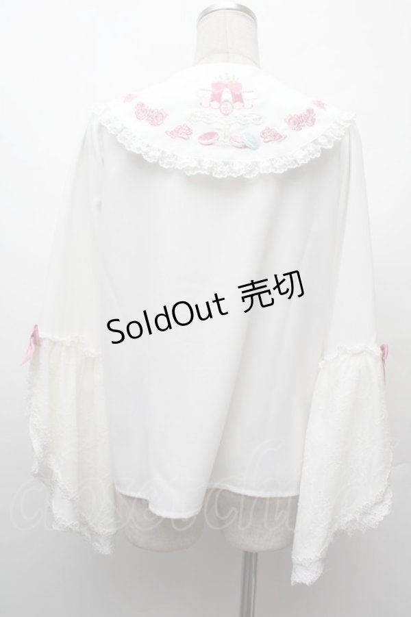画像2: Amavel / Princess Afternoon tea Party ブラウス  白 S-26-02-09-001-CA-OP-HR-ZS (2)
