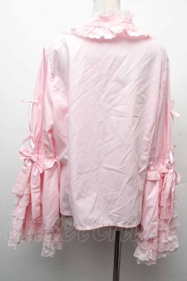 画像2: 中国ロリータ / ブラウス  ピンク S-26-02-09-010-LO-TO-AS-ZS (2)
